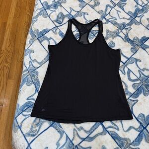 Athleta Black Racerback Performance Tank Top